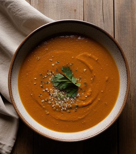 Red Lentil Soup (Turkish recipe image