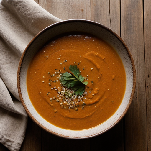 Red Lentil Soup (Turkish recipe image