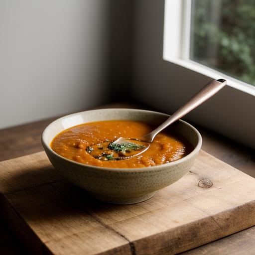 Red Lentil Soup With Rice (Turkish recipe image