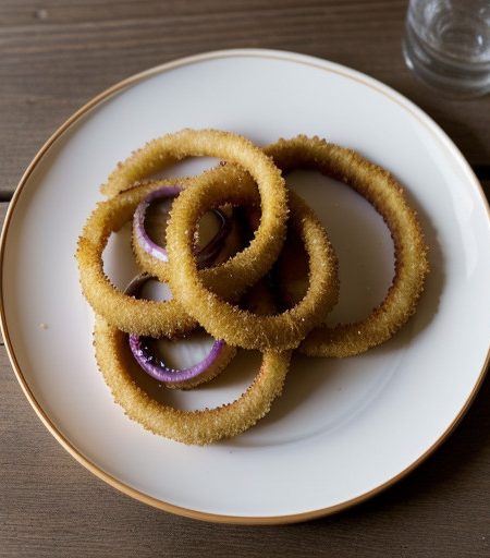 Red-Onion Rings - Bon Appetit recipe image