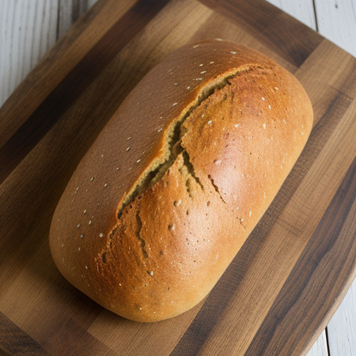 Red Pepper-Semolina Bread From Bread recipe image