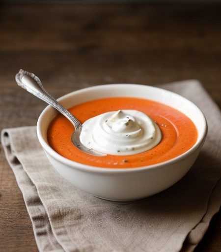 Red Pepper Sour Cream Sauce recipe image