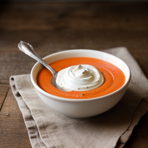 Red Pepper Sour Cream Sauce recipe image