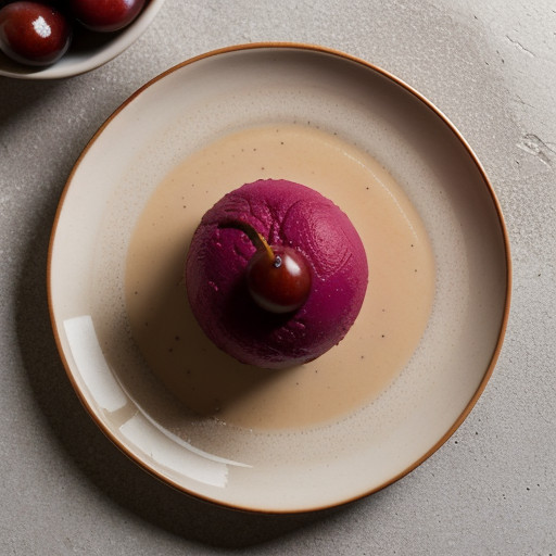 Red Plum Sorbet - Bon Appetit recipe image