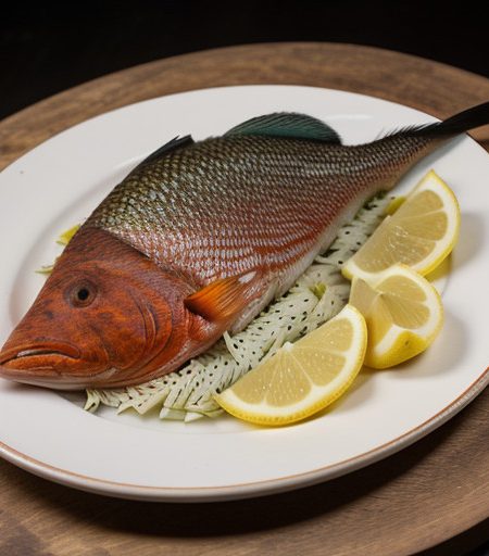 Red Snapper Fillets Steamed Over a Bed of Fennel recipe image
