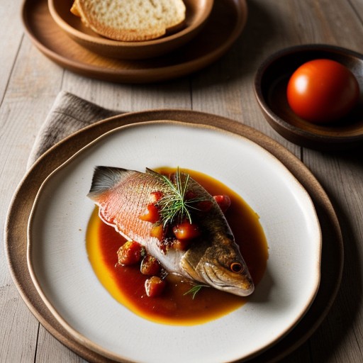 Red Snapper With Tomato-Onion Compote recipe image
