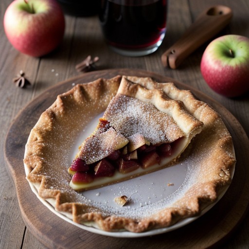 Red Wine Apple Pie recipe image