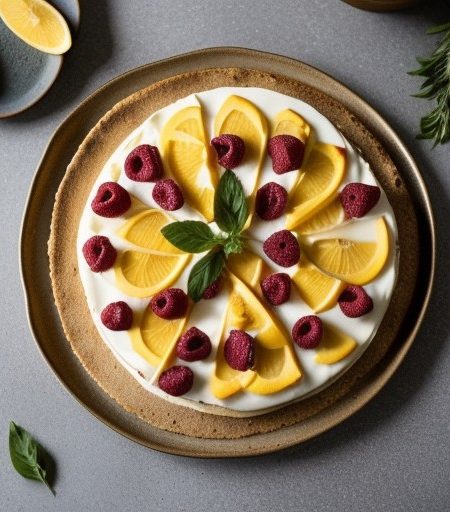 Reduced Calorie Fruit Pizza recipe image