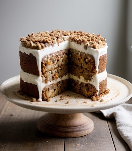 Reduced - Fat Carrot Cake recipe image