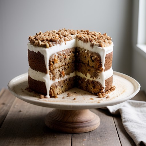 Reduced - Fat Carrot Cake recipe image