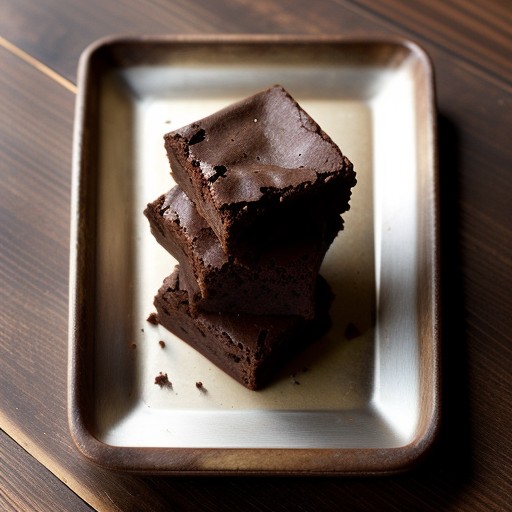 Reduced Fat Fudgie Cocoa Brownies recipe image