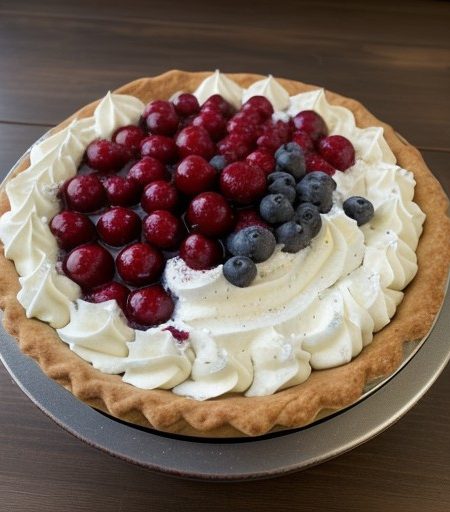 Red,white & Blue American Pie recipe image