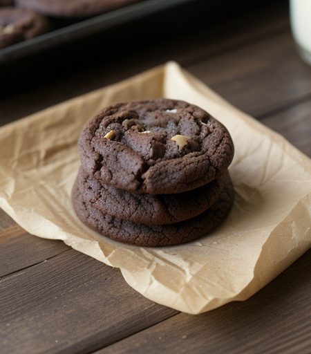Reese's Chewy Chocolate Pan Cookies recipe image