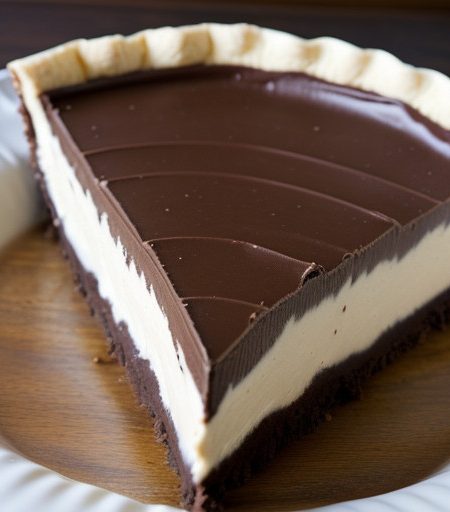 Reese's Peanut Butter & Hershey's Kisses Layer Pie recipe image