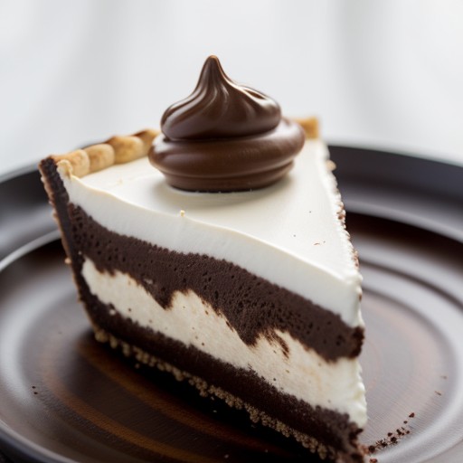 Reese's Peanut Butter and Hershey's Kisses Layer Pie recipe image
