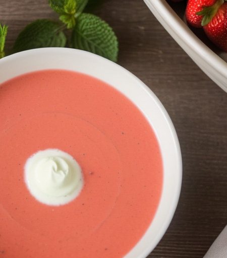 Refreshing Strawberry Soup recipe image