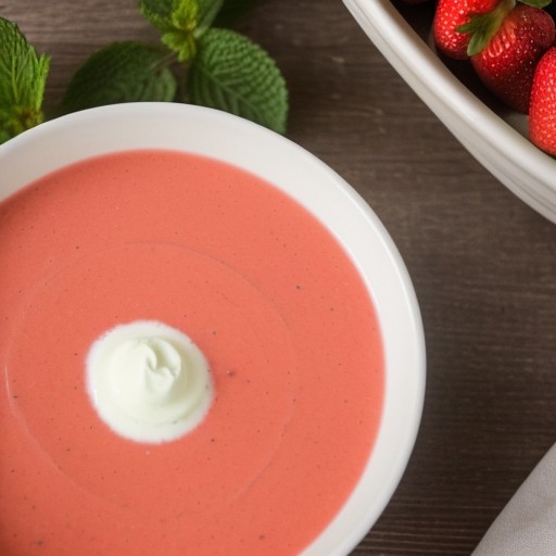 Refreshing Strawberry Soup recipe image