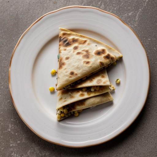 Refried Bean-and-Corn Quesadillas recipe image