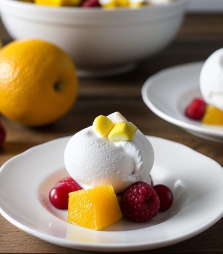 Refrigerator Fruit Ice Cream recipe image