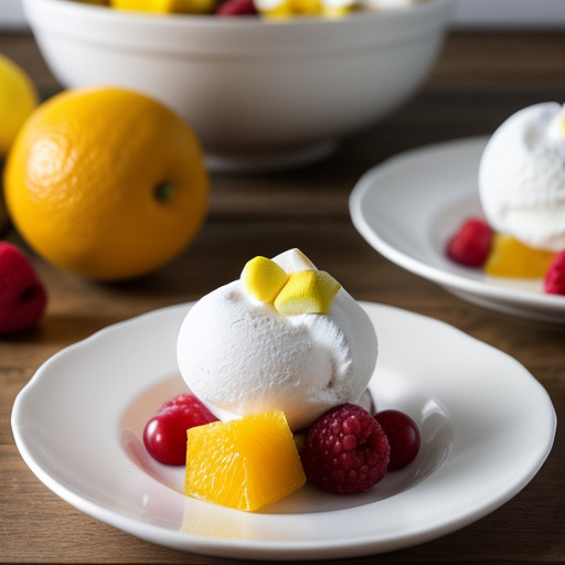 Refrigerator Fruit Ice Cream recipe image