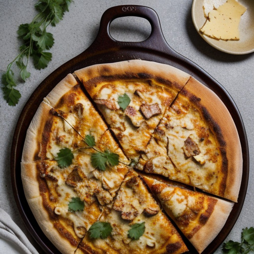 Renato's Thai BBQ Chicken Pizza recipe image