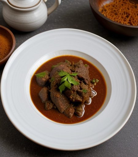 Rendang (Dry Beef Curry recipe image