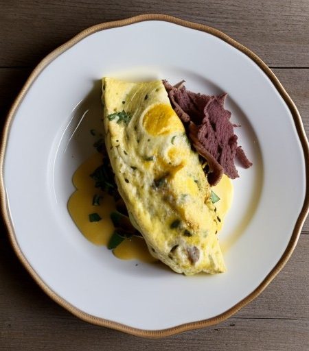 Reuben Brunch Omelet recipe image