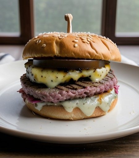 Reuben Burgers recipe image