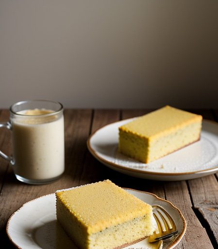 Revani (Semolina-Almond Sponge Cake With Syru recipe image