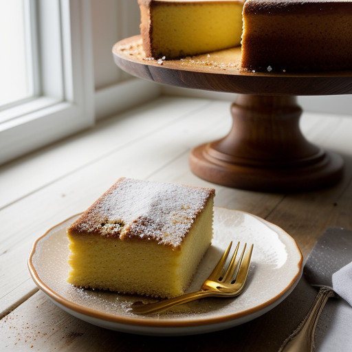 Revani (Semolina - Almond Syrup Cake With Syrup recipe image