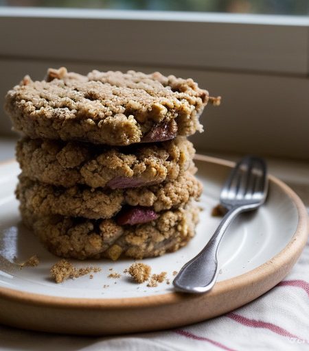 Rhubarb-Apple Crisp recipe image