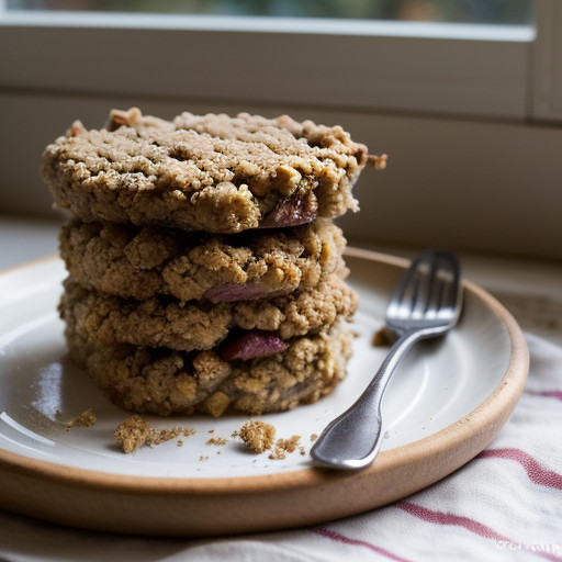 Rhubarb-Apple Crisp recipe image