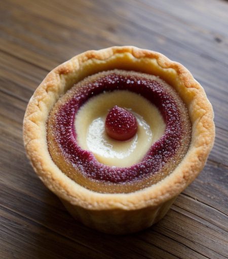 Rhubarb Butter Tarts recipe image