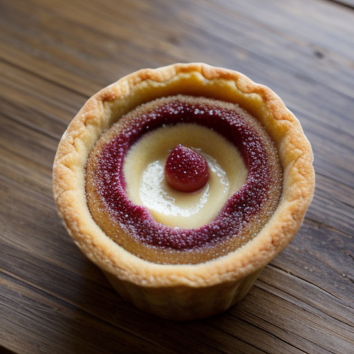 Rhubarb Butter Tarts recipe image