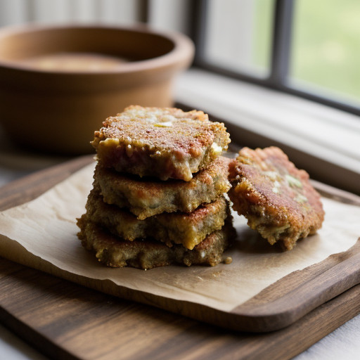 Rhubarb Chard Fritters recipe image
