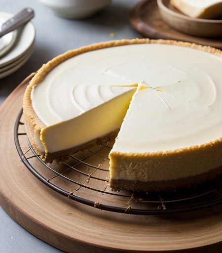 Rhubarb Cheesecake recipe image