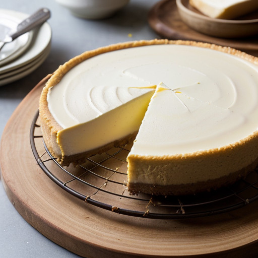Rhubarb Cheesecake recipe image