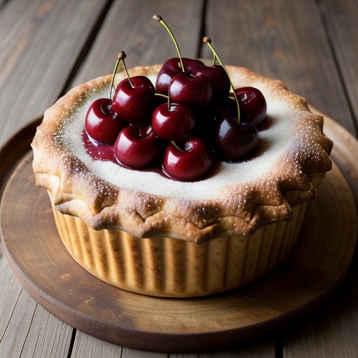 Rhubarb Cherry Pie recipe image