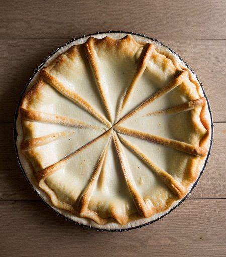 Rhubarb Cream Pie recipe image