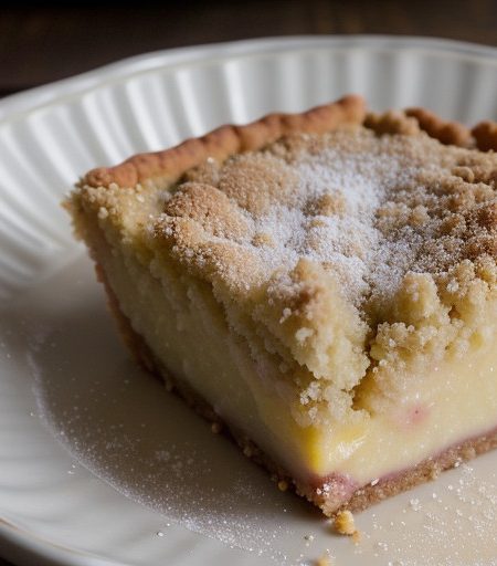 Rhubarb Crumb Tart recipe image
