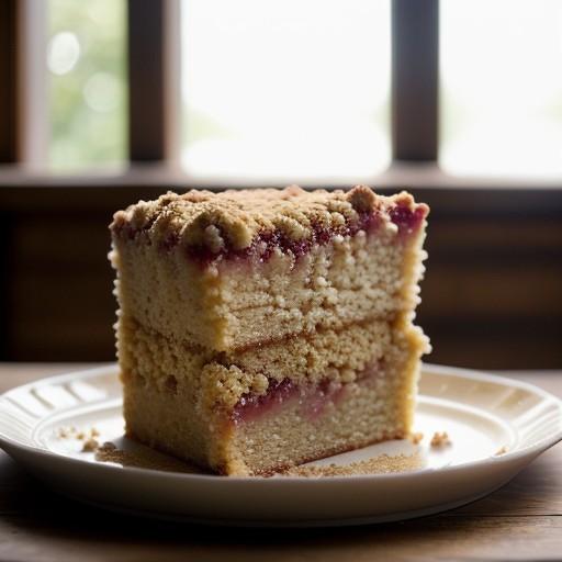Rhubarb Crumble-Cake recipe image