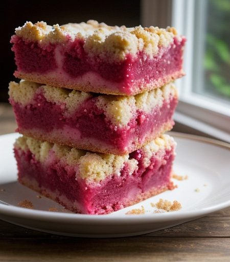 Rhubarb Dump Cake recipe image