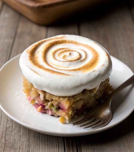 Rhubarb Heavenly Hash recipe image