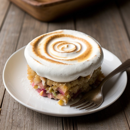 Rhubarb Heavenly Hash recipe image