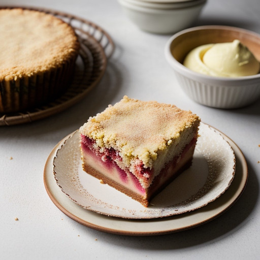 Rhubarb Lunar Cake recipe image