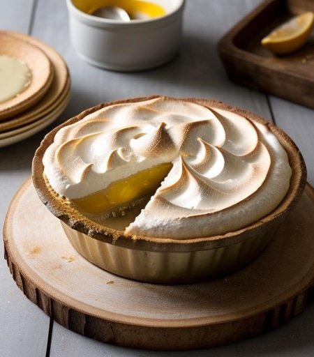 Rhubarb Meringue Pie recipe image