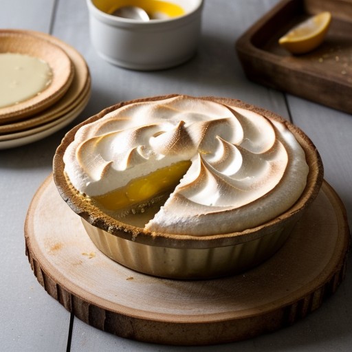 Rhubarb Meringue Pie recipe image