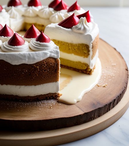 Rhubarb Meringue Torte recipe image