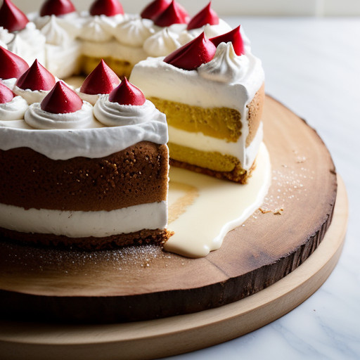 Rhubarb Meringue Torte recipe image