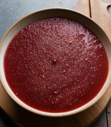 Rhubarb Mint Chutney recipe image